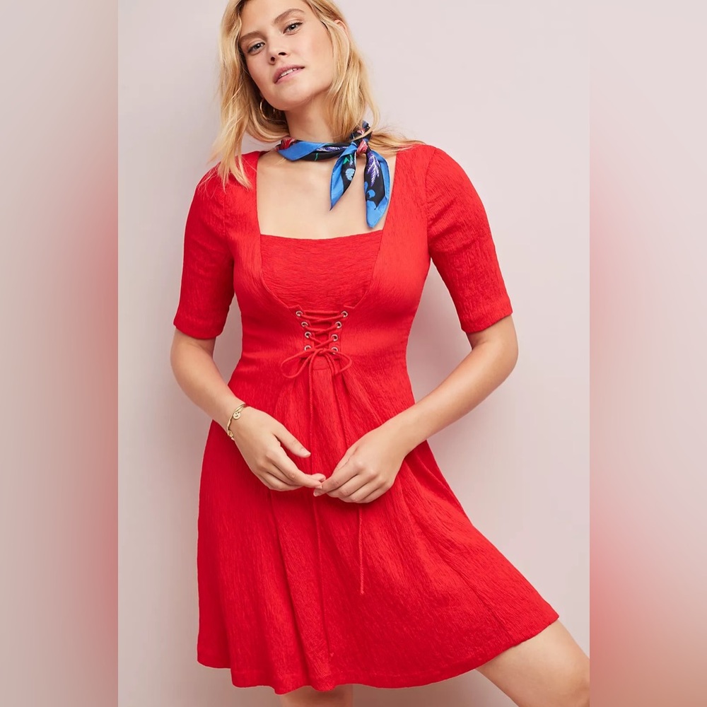 Maeve {Anthropologie} Juliet Corseted Dress